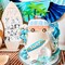 Beach Surf Wave Cake Topper - Surfboard, Swimming, Slippers, Lifebuoy, Surf Birthday Party Decoration
